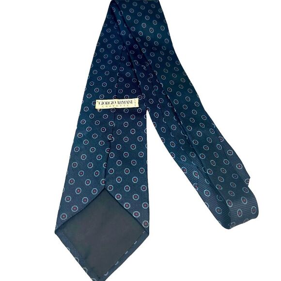 Vintage Alfred Dunhill Tie Dunhill Designer Men’s Dress Tie - Picture 1 of 6